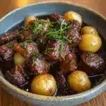 Garlic Butter Beef Bites with Potatoes Recipe