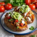 Taco Stuffed Sweet Potatoes Recipe