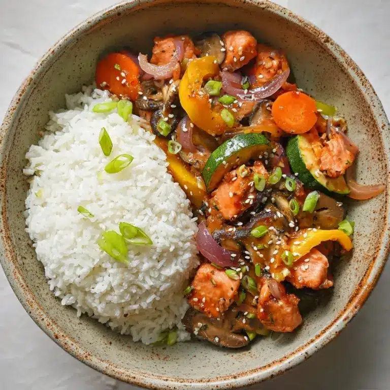 Easy Salmon Stir Fry Recipe