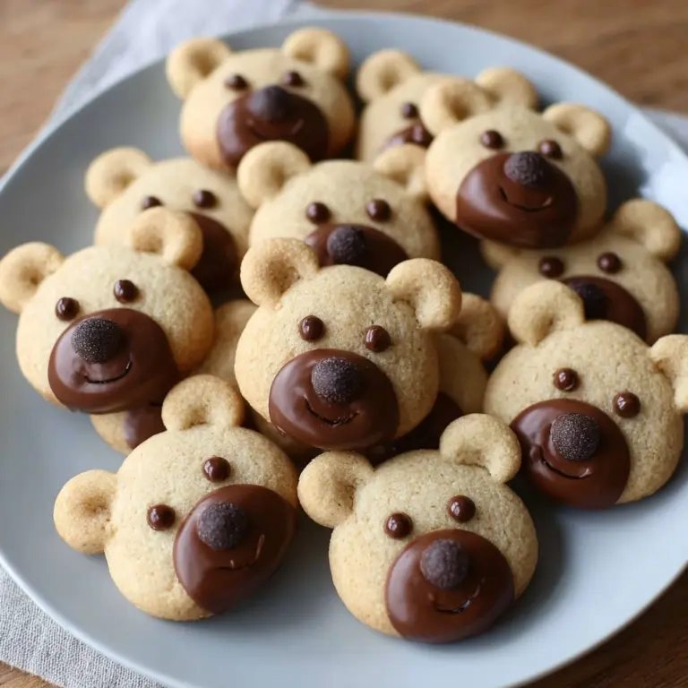 Brown Butter Maple Shortbread Bears Recipe