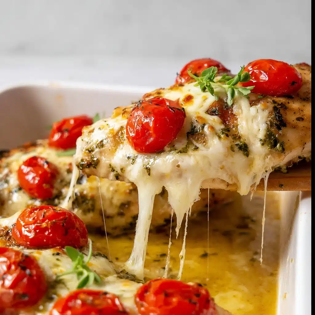 Baked Pesto Mozzarella Chicken Recipe