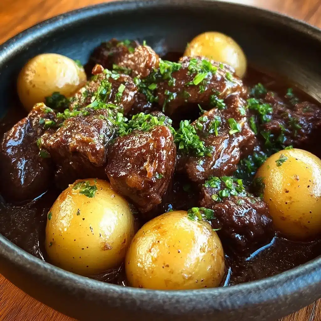 Garlic Butter Beef Bites with Potatoes Recipe - Recipe Image