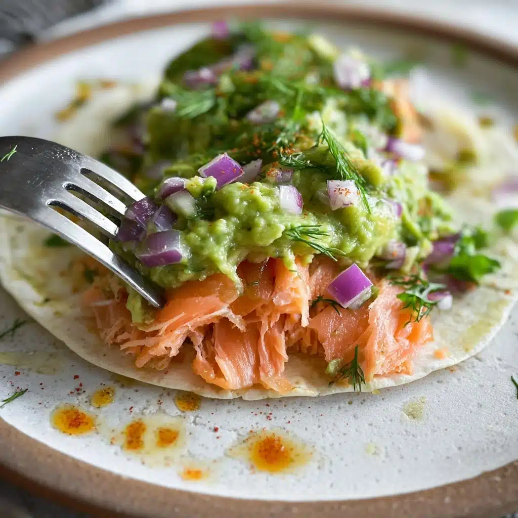 Baked Salmon with Avocado Mash Recipe - Recipe Image