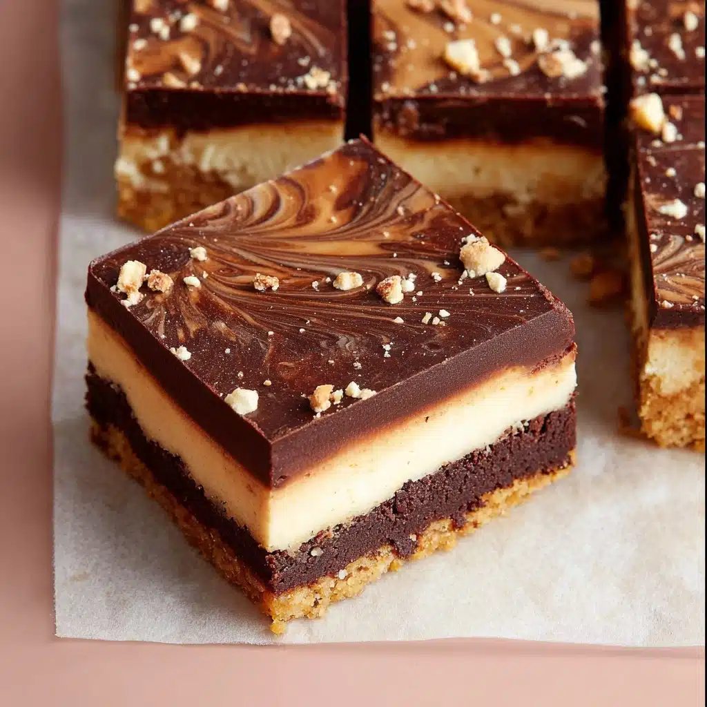 Nutella Cheesecake Bars Decadent Recipe - Recipe Image