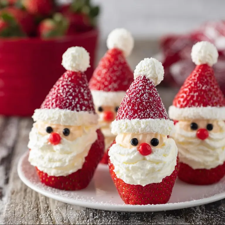 Strawberry Santas Cheesecake Bites Recipe