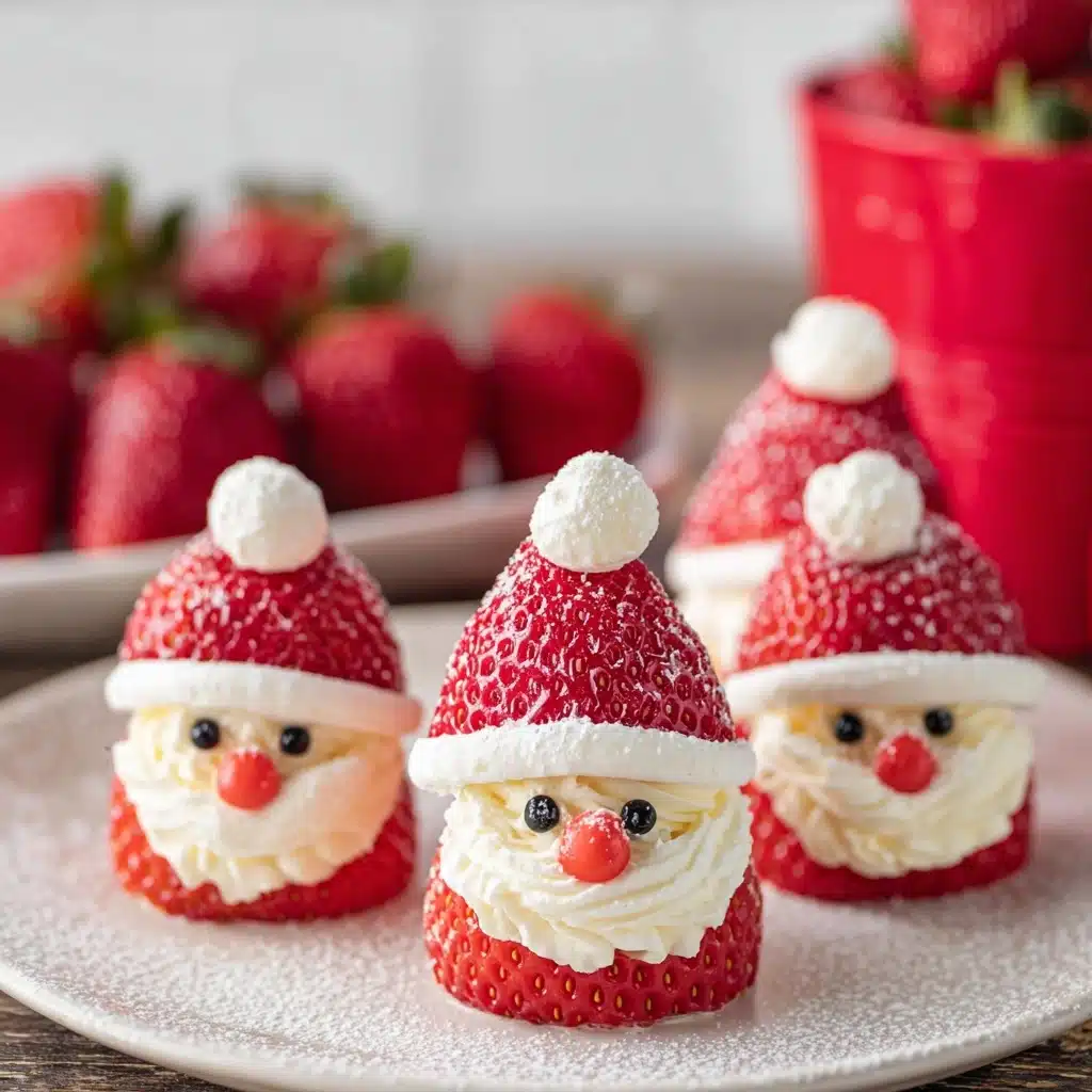 Strawberry Santas Cheesecake Bites Recipe - Recipe Image