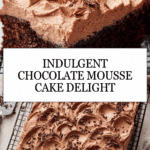 Chocolate Mousse Cake Recipe