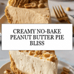 Old Fashioned Peanut Butter Pie Recipe