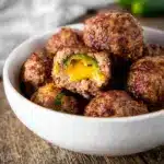 Jalapeno Popper Smoked Meatballs Recipe