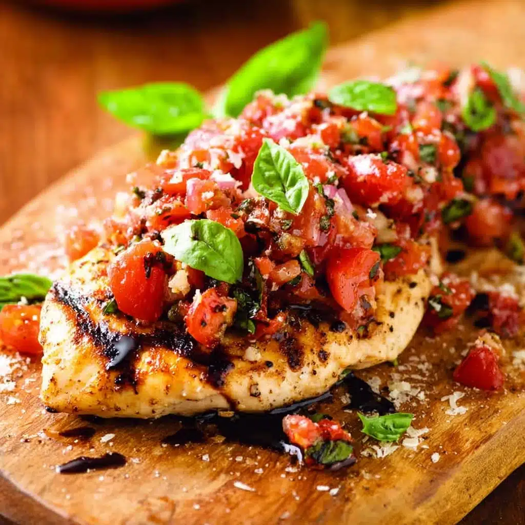 Grilled Bruschetta Chicken Recipe - Recipe Image