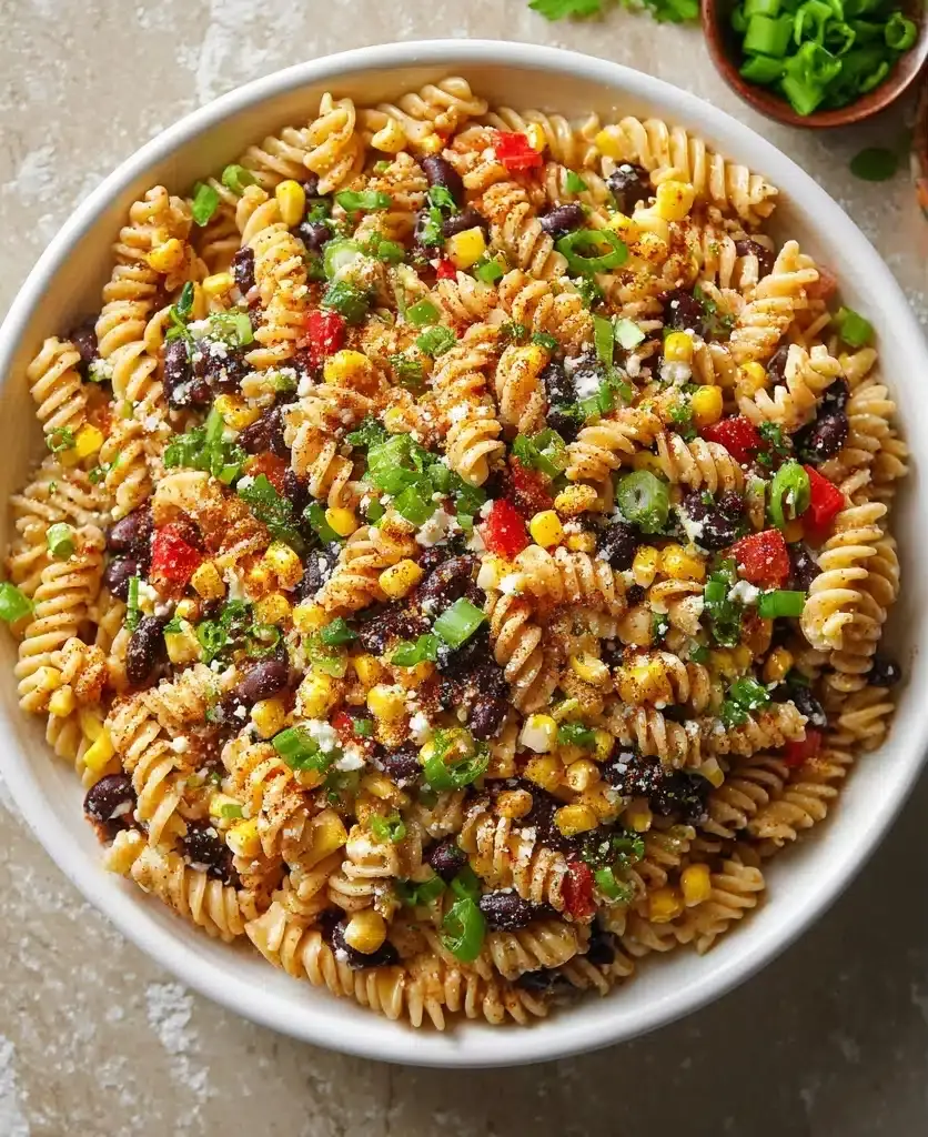 Mexican Street Corn Pasta Salad Recipe