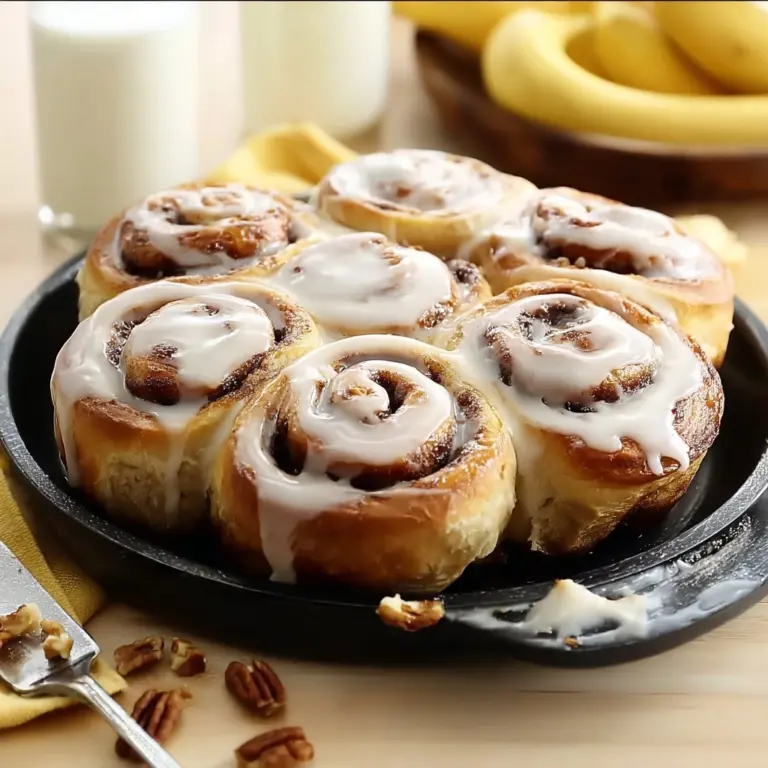 One-Bowl Banana Bread Cinnamon Rolls Recipe