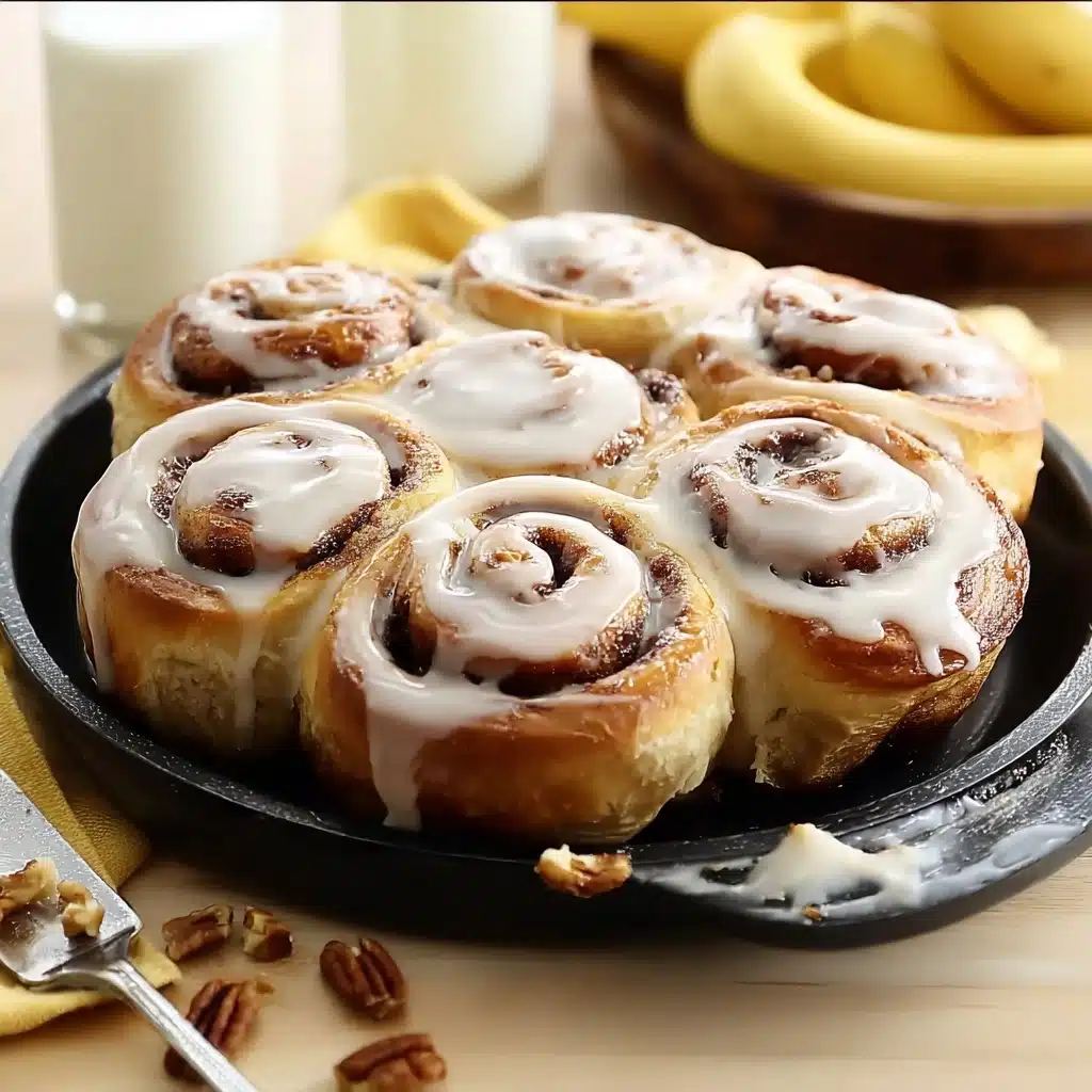 One-Bowl Banana Bread Cinnamon Rolls Recipe