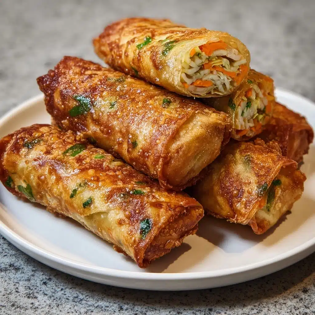 Air Fryer Zucchini & Cottage Cheese Spring Rolls Recipe - Recipe Image