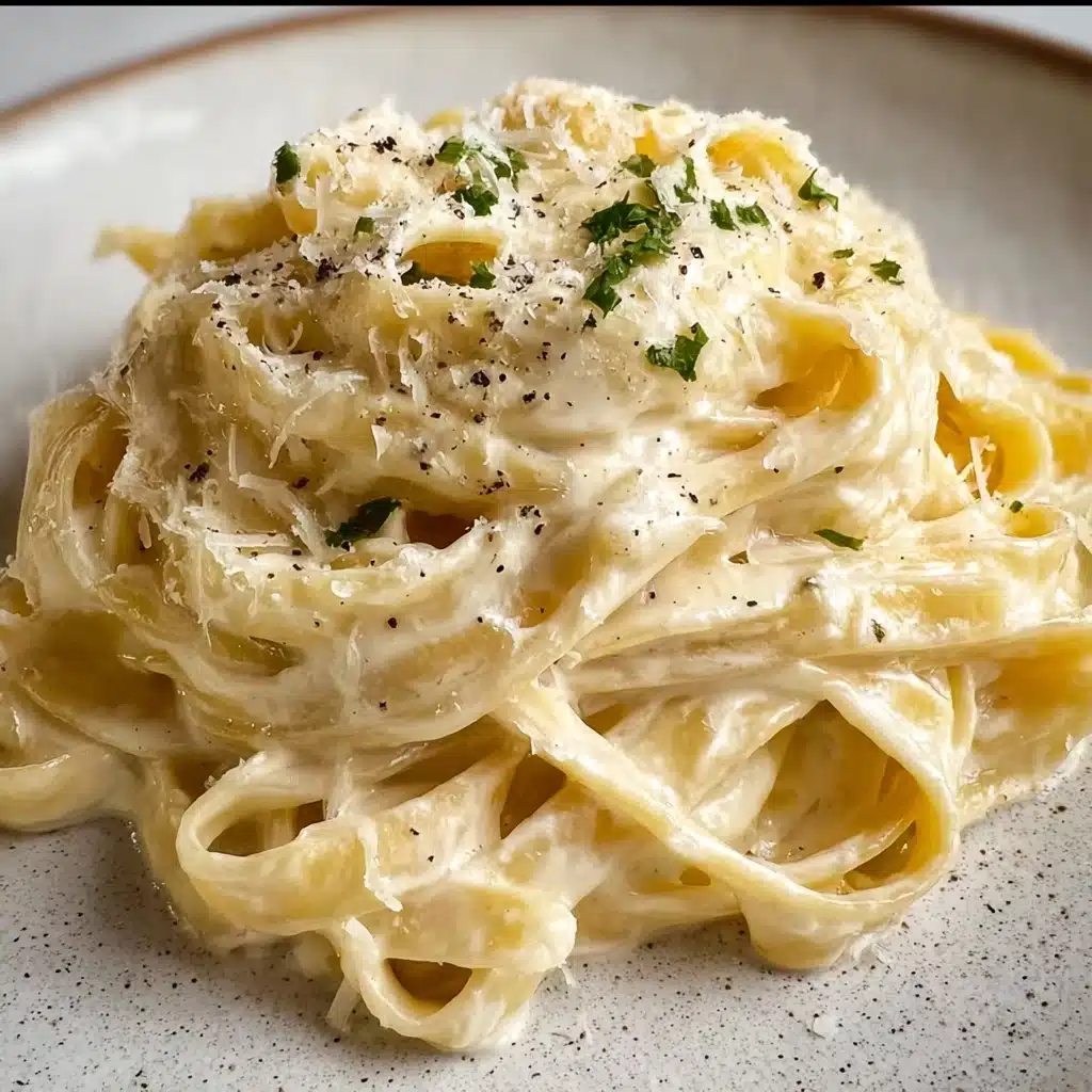 One-Pot Greek Yogurt Alfredo Pasta (Creamy and Healthy) Recipe - Recipe Image