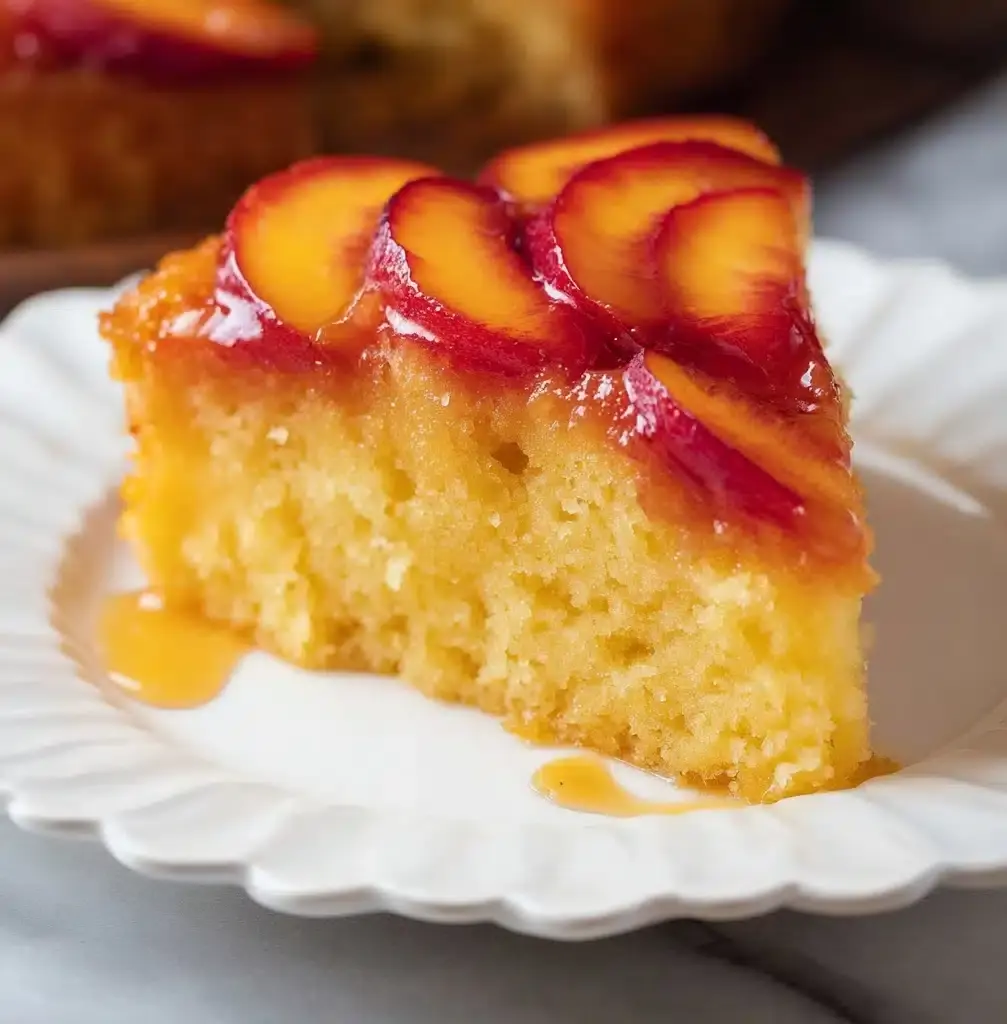 Peach Upside Down Cake Recipe