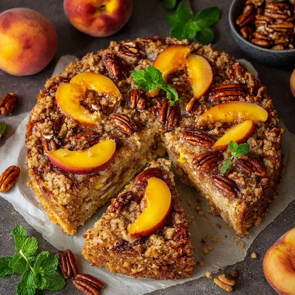 Peach Coffee Cake Recipe - Recipe Image