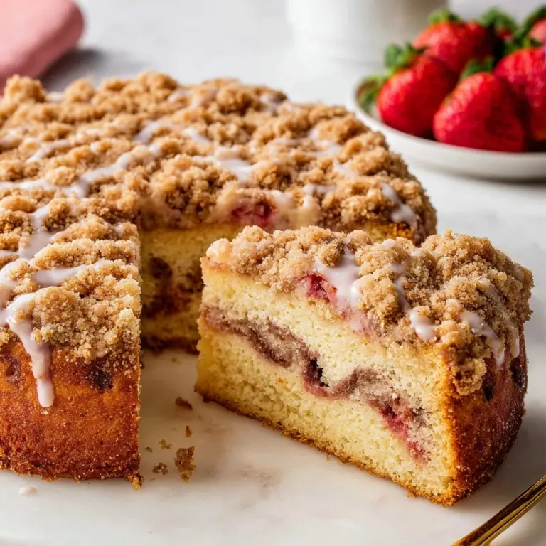 Strawberry Coffee Cake Recipe
