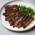 Charred and Juicy Marinated Skirt Steak Recipe