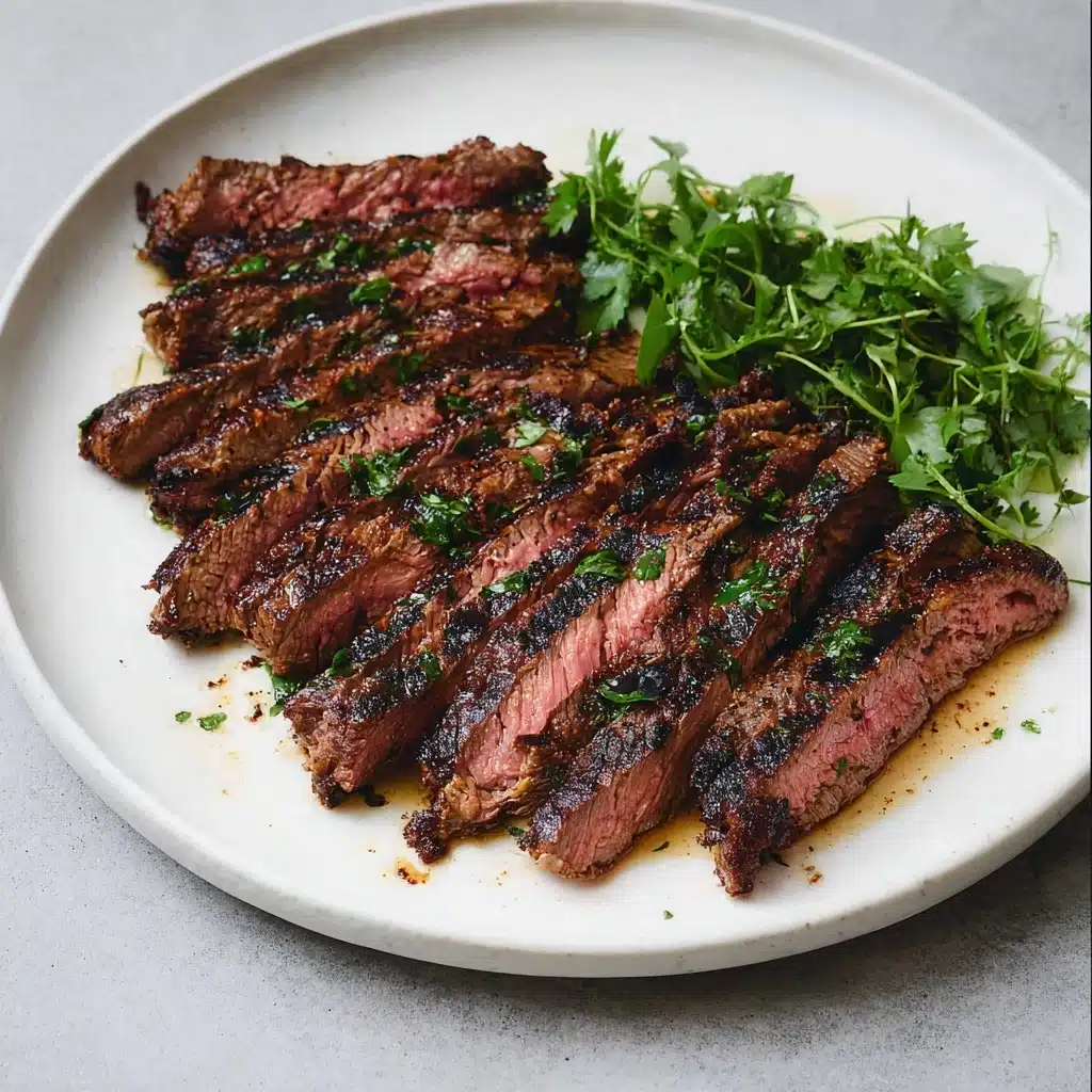 Charred and Juicy Marinated Skirt Steak Recipe
