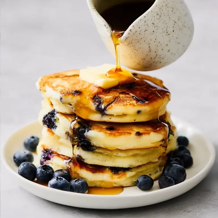 Blueberry Buttermilk Pancakes Recipe