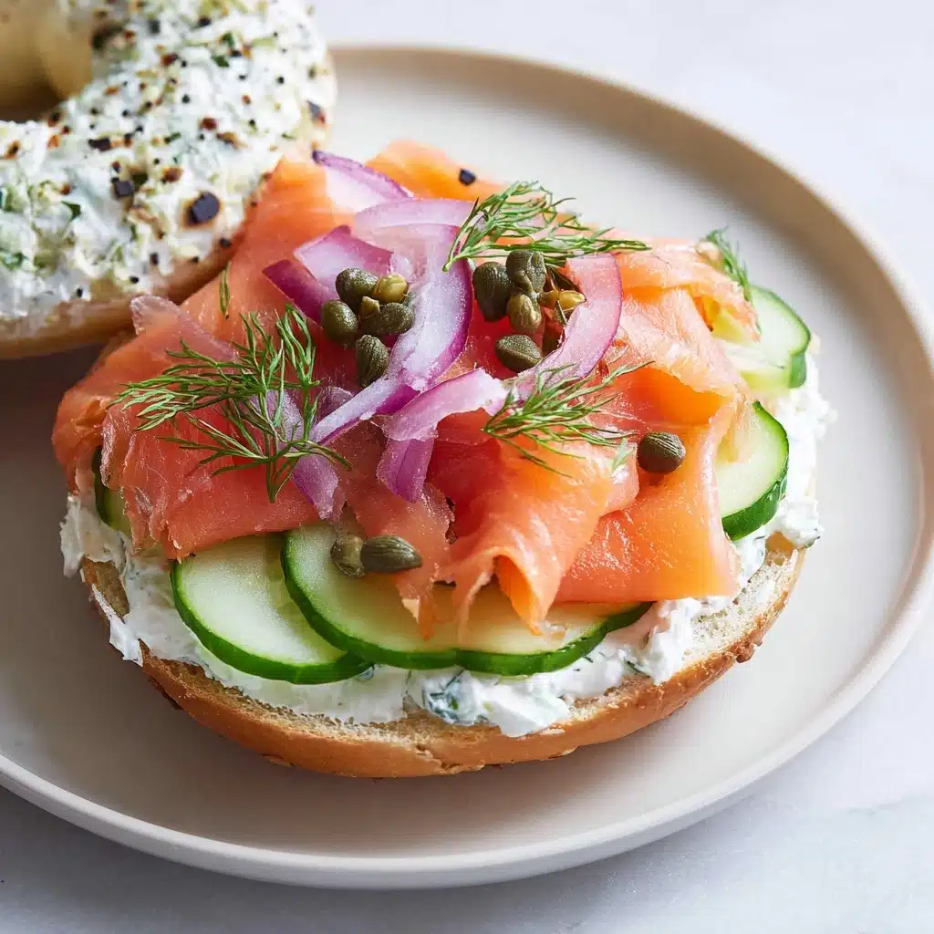 Smoked Salmon Bagel Recipe - Recipe Image