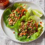Thai-Style Minced Chicken Lettuce Cups Recipe