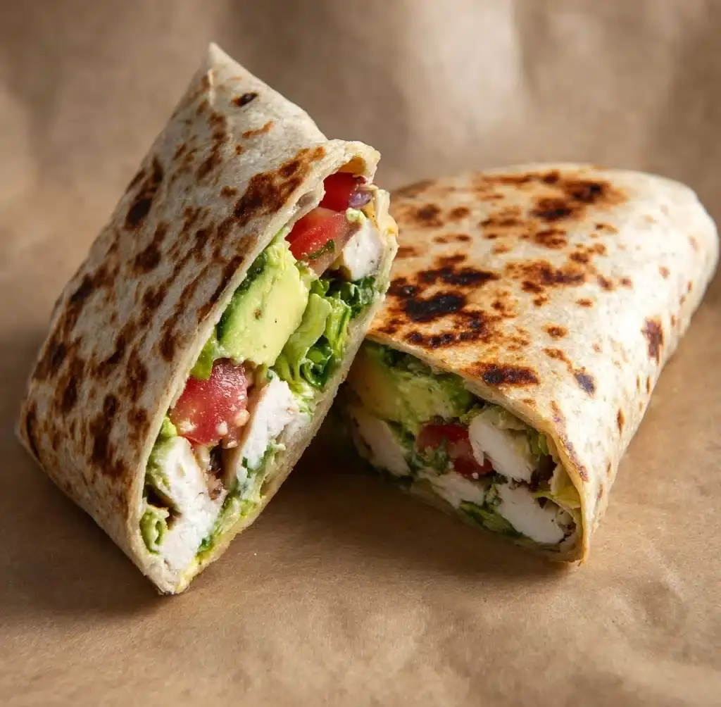 Chicken Caesar Wrap Recipe - Recipe Image