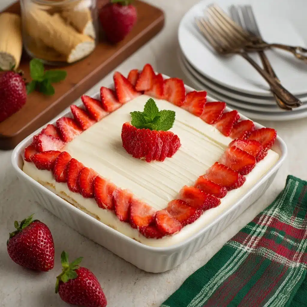 Strawberry Cheesecake Tiramisu Recipe - Recipe Image