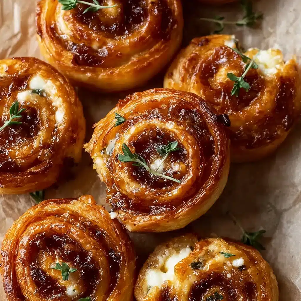 Simple Fig and Goat Cheese Pinwheels - Alrightwithme Recipe - Recipe Image