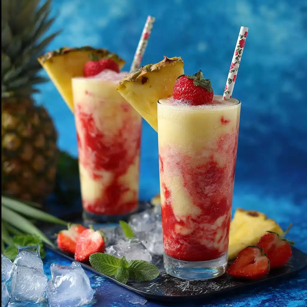 Virgin Strawberry Pina Colada Recipe - Recipe Image