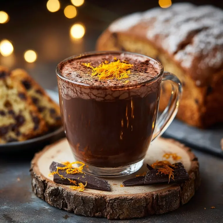 Orange Hot Chocolate Recipe