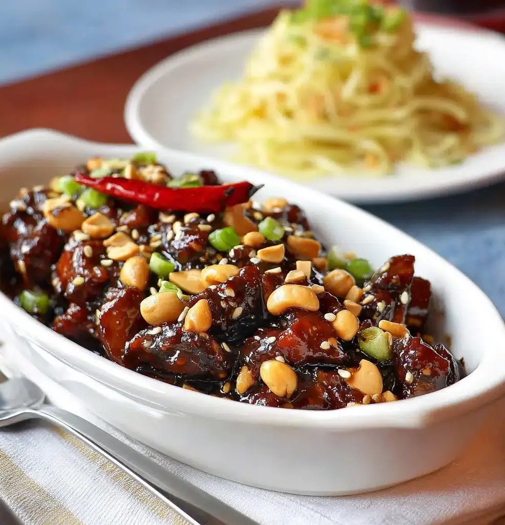Chinese Kung Pao Chicken Recipe - Recipe Image