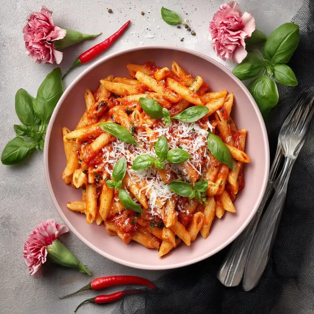 Penne Arrabbiata (Spicy Tomato Pasta) Recipe - Recipe Image