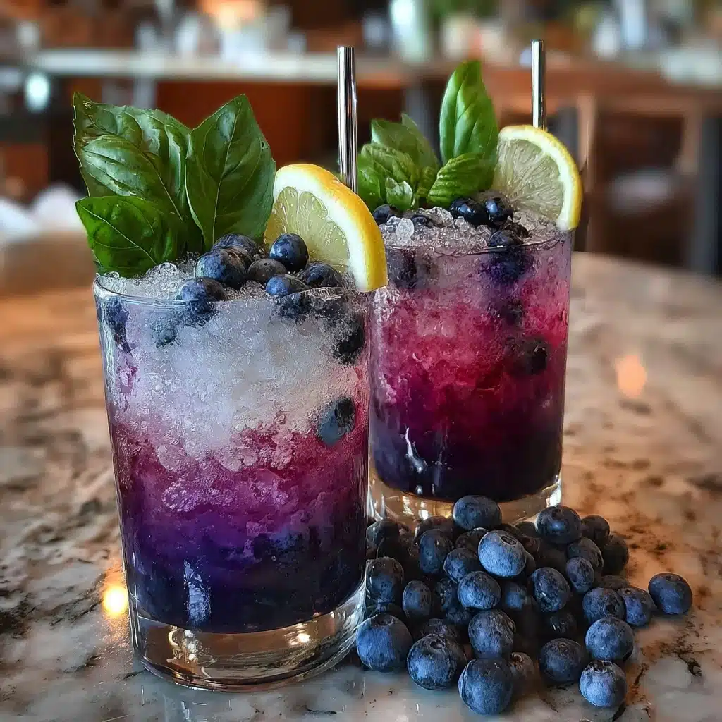 Blueberry Basil Lemon Mocktail: A Refreshing Summer Recipe - Recipe Image