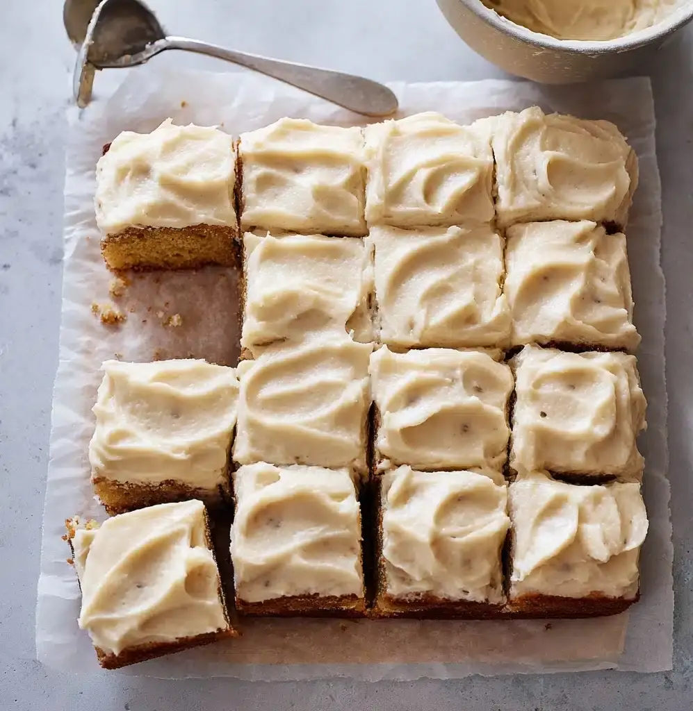 Banana Bars with Brown Butter Icing Recipe - Recipe Image