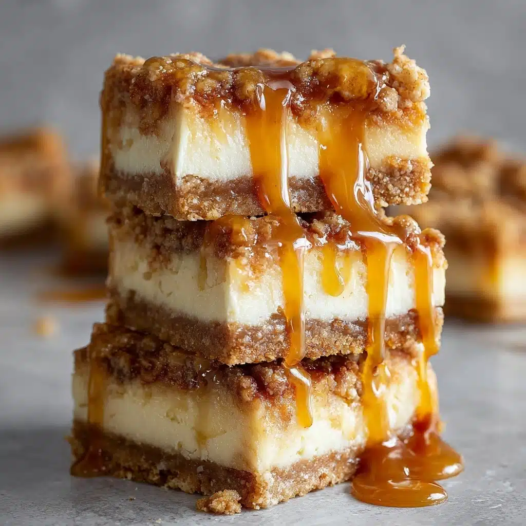Caramel Apple Cheesecake Bars Recipe - Recipe Image
