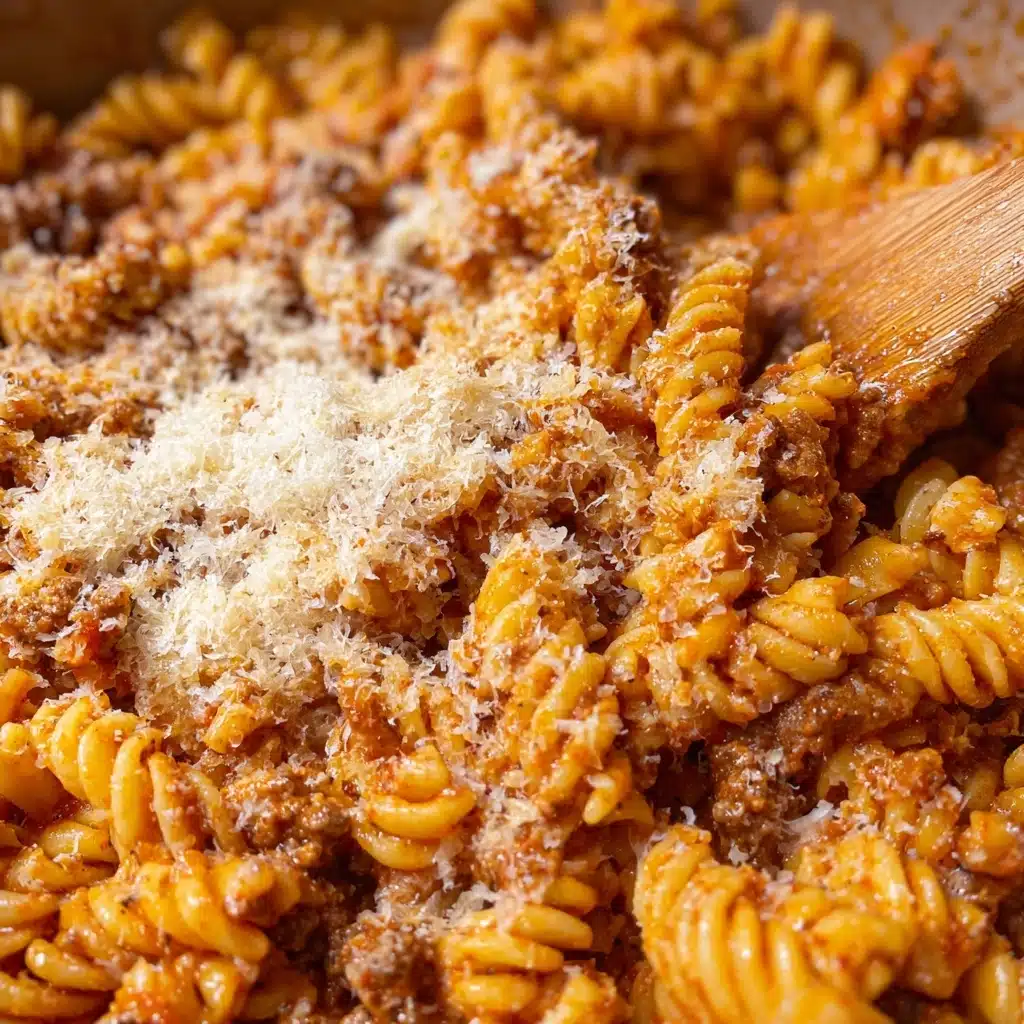 35-Minute One-Pot Creamy Beef Pasta Recipe - Recipe Image
