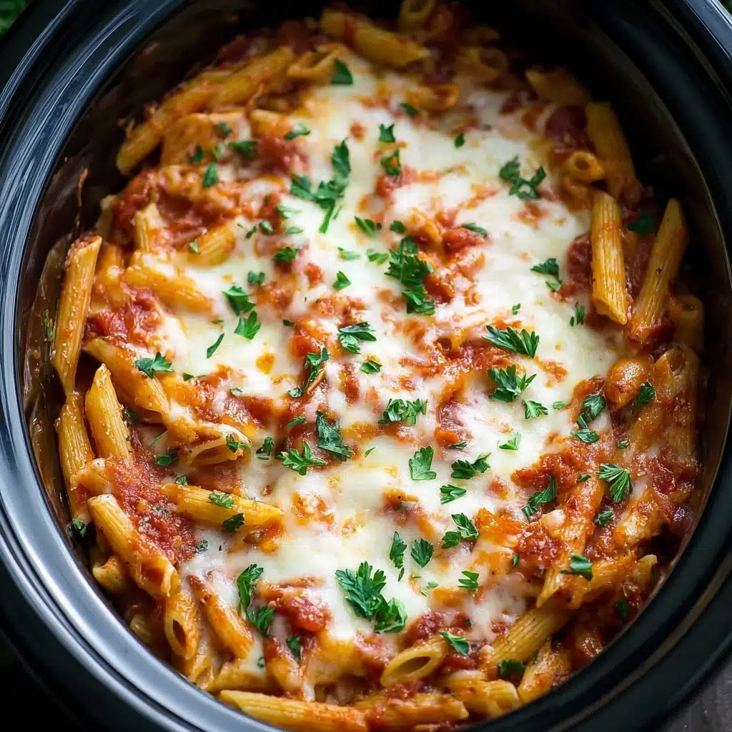 Slow Cooker Baked Ziti Recipe - Recipe Image