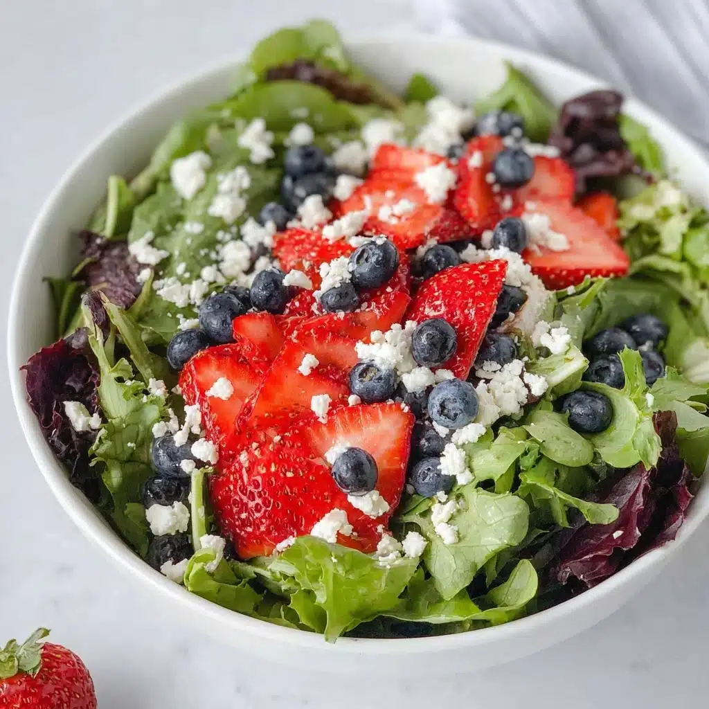 Mixed Berry Salad with Goat Cheese and Balsamic Vinegar Recipe