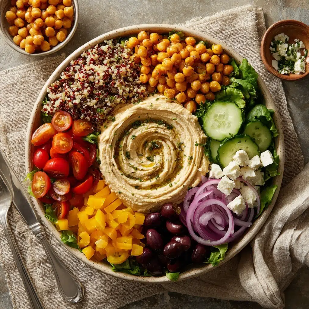 Spicy Mediterranean Lunch Bowl Recipe - Recipe Image