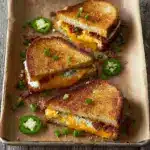 Easy Roasted Jalapeno Popper Grilled Cheese Recipe