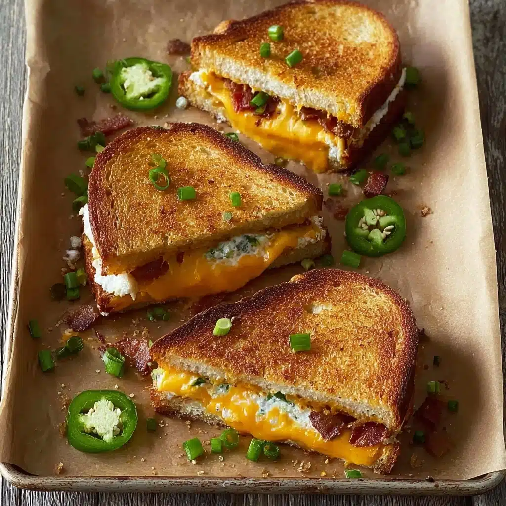 Easy Roasted Jalapeno Popper Grilled Cheese Recipe