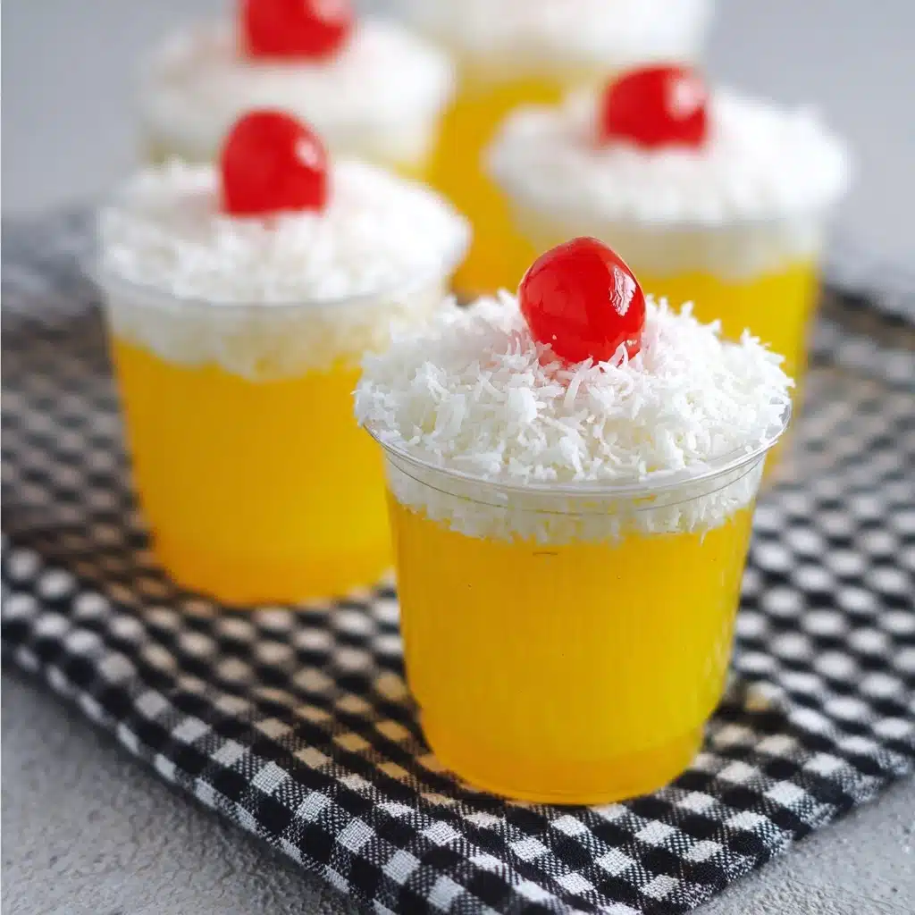 Pina Colada Jello Shots Recipe - Recipe Image