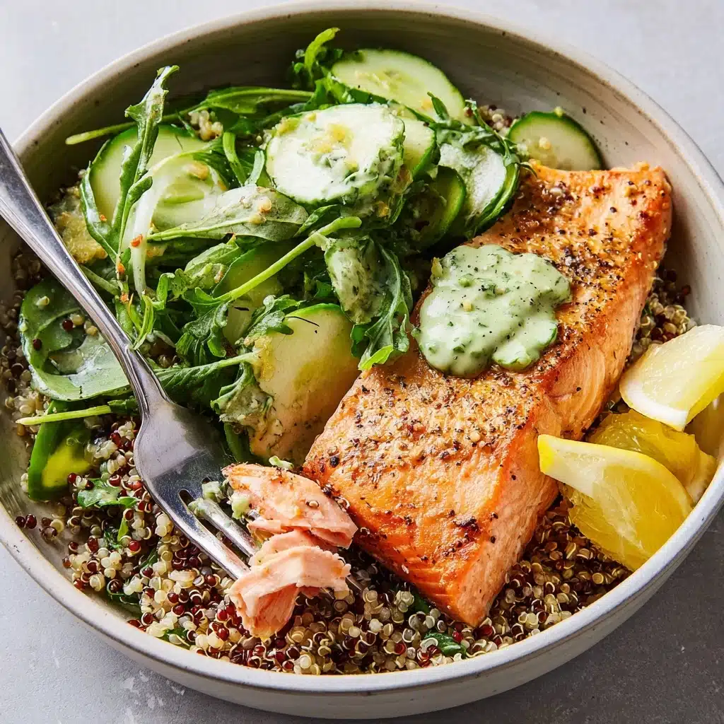 Salmon Quinoa Bowl Recipe - Recipe Image