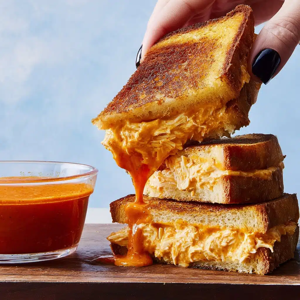 Buffalo Chicken Grilled Cheese Recipe - Recipe Image
