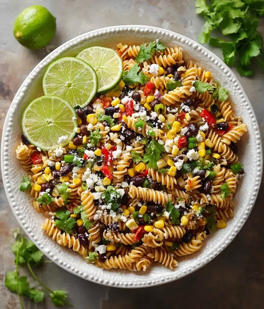 Mexican Street Corn Pasta Salad Recipe