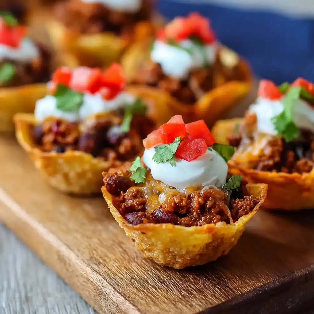 Red, White, and Blue Taco Bites Recipe - Recipe Image