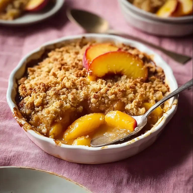 Improved Lazy Man Peach Cobbler Recipe