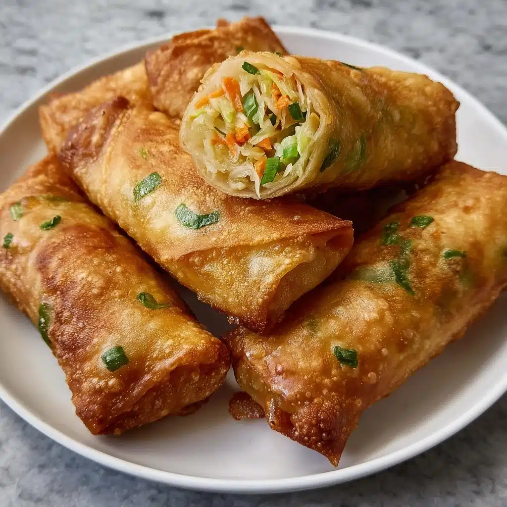 Air Fryer Zucchini & Cottage Cheese Spring Rolls Recipe - Recipe Image